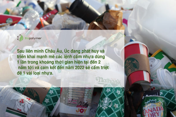 Úc chính thức cấm nhựa dùng một lần