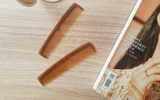 Sản phẩm lược làm từ cà phê